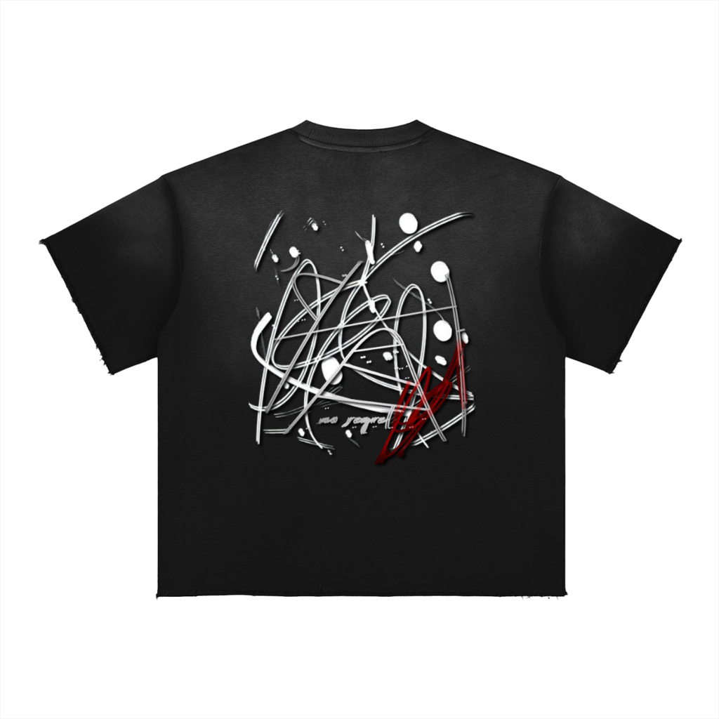 Sun Fade Raw Edge T-Shirt