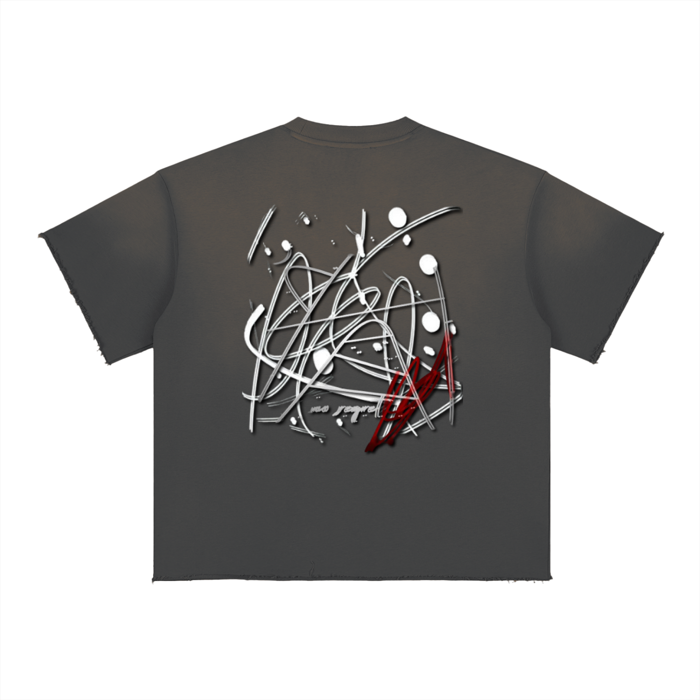 Sun Fade Raw Edge T-Shirt