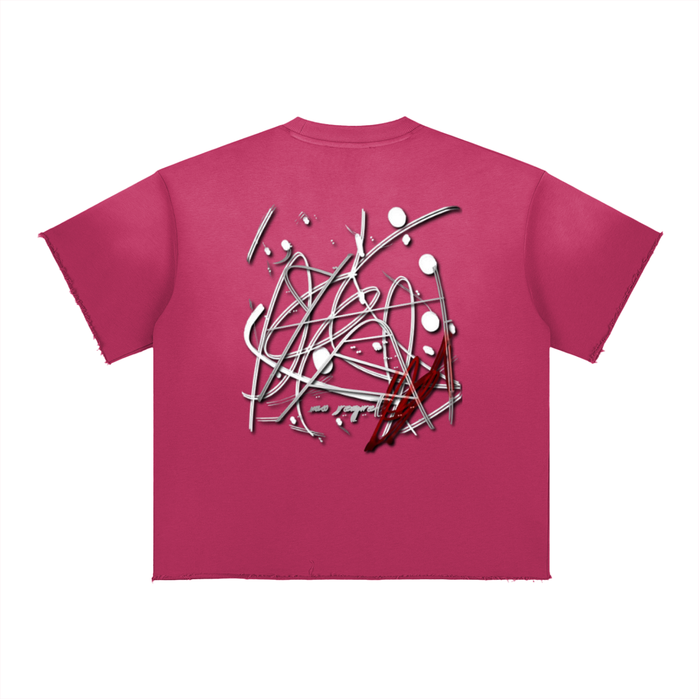 Sun Fade Raw Edge T-Shirt